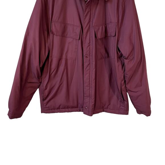 Bonobos Mens Slim Fit Coaches Full Zip Jacket Burgundy Sz Medium Classic Utility - Picture 5 of 10